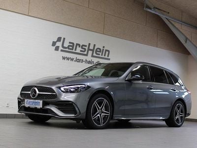 Gråmetal Brugt 2023 Mercedes C300e AMG line Stationcar | 489.800 kr. (Lidt for dyr)