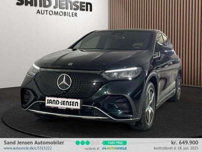 Mørkgrønmetal Brugt 2024 Mercedes EQE350 AMG line SUV | 649.900 kr. (Fair pris)