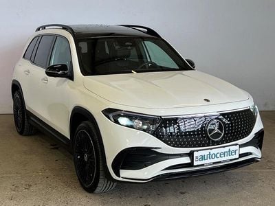 Hvid Brugt 2025 Mercedes EQB300 AMG line SUV | 339.100 kr.