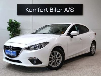 Hvidmetal Brugt 2015 Mazda 3 Vision Sedan | 114.900 kr. (Fair pris)