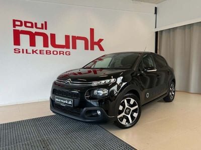 Sortmetal Brugt 2019 Citroën C3 PureTech Hatchback | 124.990 kr. (Fair pris)