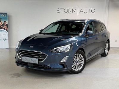 Blåmetal Brugt 2019 Ford Focus Titanium Stationcar | 128.000 kr. (Dyr)