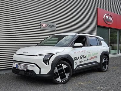 Snow white pearl Brugt 2025 Kia EV3 2 SUV | 324.900 kr. (God pris)