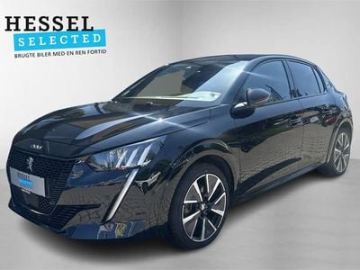 Sort Brugt 2022 Peugeot e-208 GT Hatchback | 129.900 kr. (God pris)