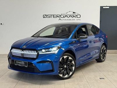 Blåmetal Brugt 2024 Skoda Enyaq iV SportLine SUV | 394.700 kr. (Fair pris)
