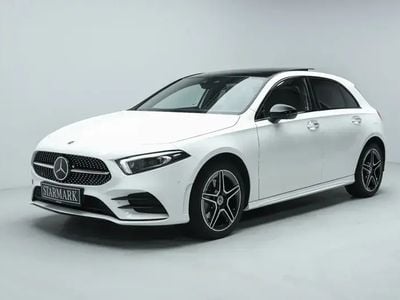 Hvid Brugt 2022 Mercedes A250 AMG line | 349.900 kr.