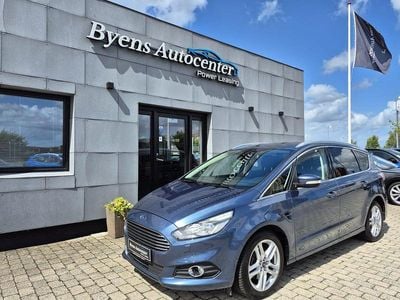 Blåmetal Brugt 2019 Ford S-MAX Titanium MPV | 199.900 kr. (God pris)