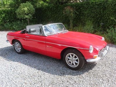 Rød Brugt 1971 MG B Cabriolet | 78.000 kr.