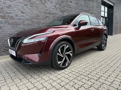Burgundy Brugt 2022 Nissan Qashqai Tekna+ SUV | 289.900 kr. (Fair pris)