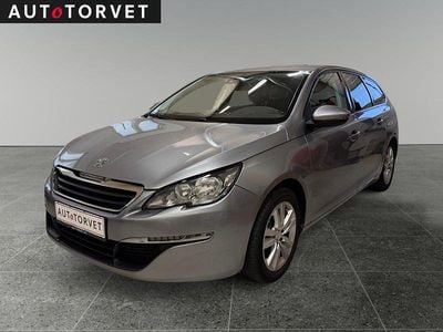 Sølvmetal Brugt 2017 Peugeot 308 Active Stationcar | 44.700 kr.