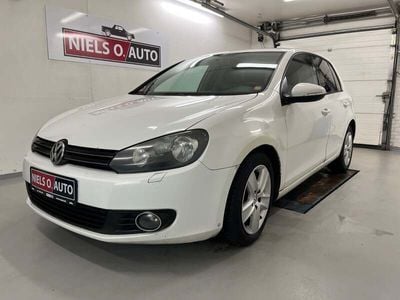 Hvid Brugt 2010 VW Golf VI Comfortline Hatchback | 19.800 kr.