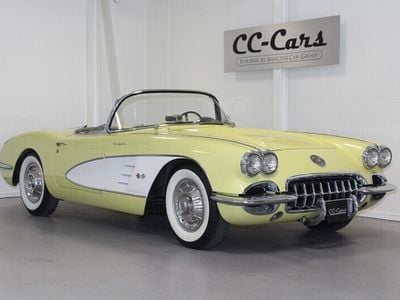 Gul Brugt 1958 Chevrolet Corvette C1 Cabriolet | 899.900 kr.