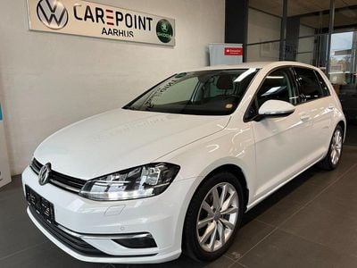 Hvid Brugt 2018 VW Golf VII Highline Hatchback | 149.800 kr. (God pris)