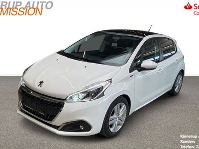 Hvid Brugt 2019 Peugeot 208 Signature Sky Hatchback | 69.900 kr. (Fair pris)