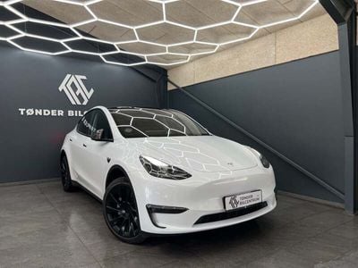 Hvid Brugt 2022 Tesla Model Y Long Range SUV | 289.500 kr. (God pris)