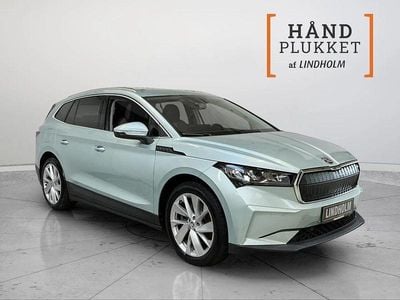 Lysgrønmetal Brugt 2021 Skoda Enyaq iV Lodge SUV | 179.900 kr. (God pris)