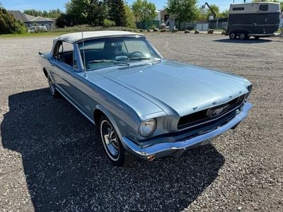 Blå Brugt 1966 Ford Mustang Cabriolet | 249.900 kr.