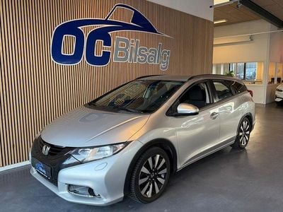 Sølvmetal Brugt 2014 Honda Civic Executive Stationcar | 29.900 kr.