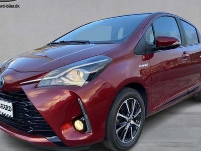 brugt Toyota Yaris Hybrid 1,5 Hybrid H3 Smartpakke E-CVT 100HK 5d Trinl. Gear