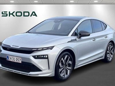 Sølvmetal Brugt 2025 Skoda Enyaq iV SportLine SUV | 389.900 kr.