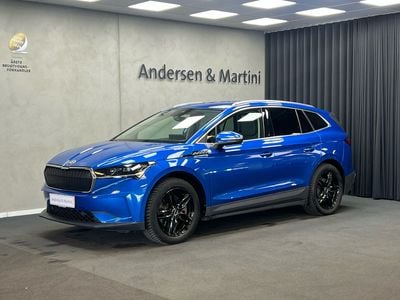 Blåmetal Brugt 2021 Skoda Enyaq iV Lounge SUV | 278.700 kr. (Fair pris)