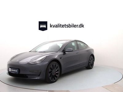 brugt Tesla Model 3 EL Performance AWD 513HK Aut.