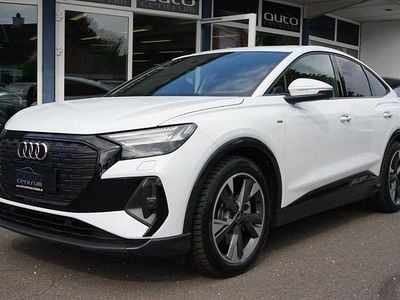 Hvidmetal Brugt 2024 Audi Q4 Sportback e-tron S-Line SUV | 389.900 kr.