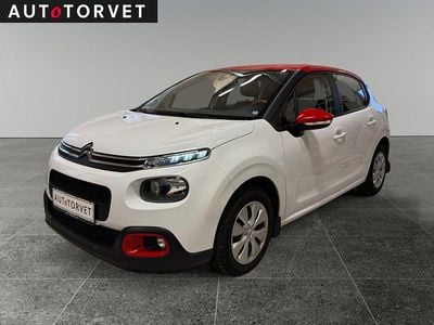Hvid Brugt 2018 Citroën C3 Feel Hatchback | 55.700 kr. (Fair pris)