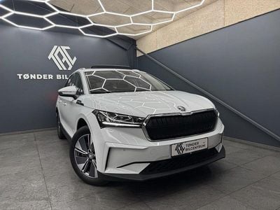 Sølvmetal Brugt 2021 Skoda Enyaq iV Lodge SUV | 264.500 kr. (God pris)