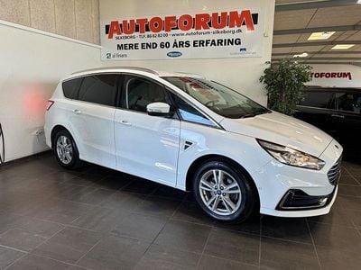 Hvid Brugt 2021 Ford S-MAX Titanium MPV | 159.900 kr.