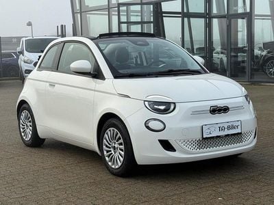 Hvid Brugt 2023 Fiat 500e Icon Cabriolet | 152.900 kr. (Fair pris)