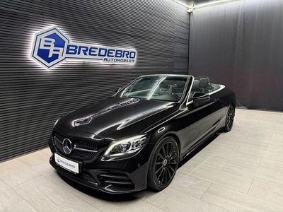 Brugt Mercedes C200 AMG line 184 HK (135 kW) 2019 Sortmetal Cabriolet