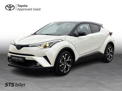 White/black Brugt 2018 Toyota C-HR Multidrive S SUV | 169.995 kr.