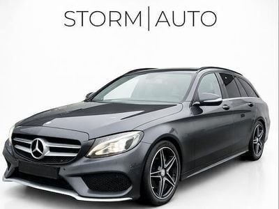 Gråmetal Brugt 2015 Mercedes C200 AMG line Stationcar | 179.900 kr. (Lidt for dyr)