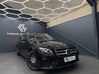 Brugt Mercedes E350 AMG line 258 HK (189 kW) 2017 Sort Stationcar