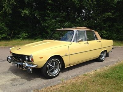 Gul Brugt 1975 Rover 3500 | 86.000 kr.