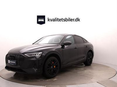Brugt Audi e-tron Sportback Black Edition 300 kW (408 HK) 2023 Sortmetal SUV