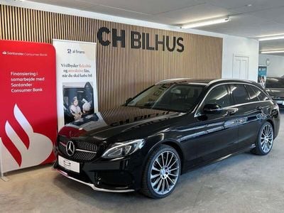 Sort Brugt 2016 Mercedes C200 AMG line Stationcar | 199.500 kr. (Fair pris)