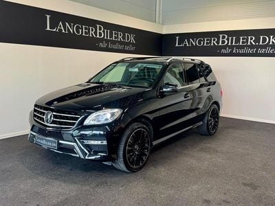 Sortmetal Brugt 2015 Mercedes ML350 AMG line SUV | 369.500 kr.
