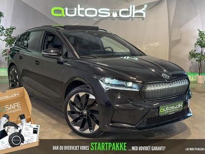 Brugt Skoda Enyaq iV SportLine 150 kW (204 HK) 2021 Sortmetal SUV