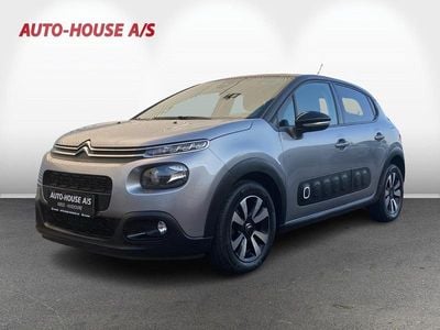 Gråmetal Brugt 2019 Citroën C3 PureTech Hatchback | 134.900 kr. (Fair pris)
