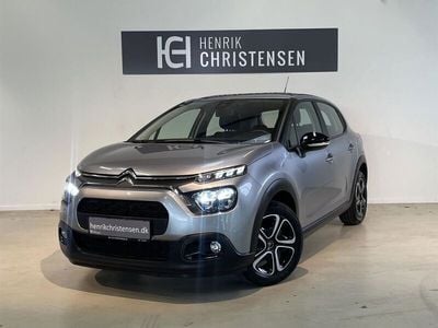 Grå artense metallic Brugt 2021 Citroën C3 Feel Hatchback | 114.900 kr. (Fair pris)