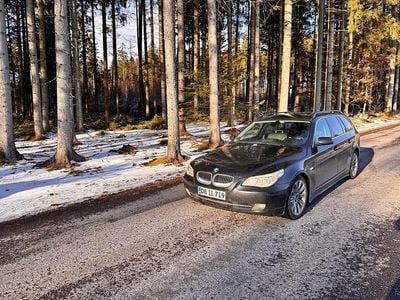 Brugt BMW 525 197 HK (144 kW) 2007 Sort Stationcar