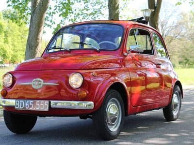 Rød Brugt 1970 Fiat 500 | 69.000 kr.