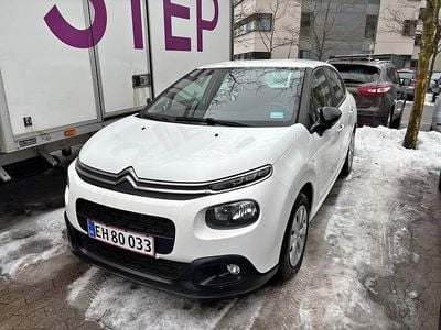 Brugt Citroën C3 75 HK (55 kW) 2018 Hvid Hatchback