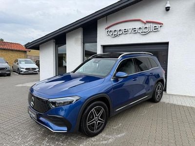 Blåmetal Brugt 2024 Mercedes EQB250+ AMG line SUV | 389.800 kr. (Dyr)