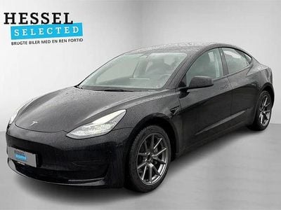Solid black Brugt 2022 Tesla Model 3 Sedan | 219.900 kr. (Super pris)