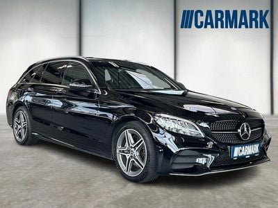 Sortmetal Brugt 2019 Mercedes C220 AMG line Stationcar | 269.900 kr. (Fair pris)