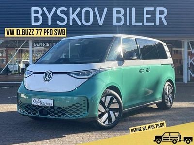 Lysgrønmetal Brugt 2024 VW ID. Buzz Pro Van | 389.995 kr. (Lidt for dyr)