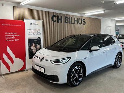 Hvid Brugt 2021 VW ID.3 Pro Hatchback | 149.500 kr. (Fair pris)
